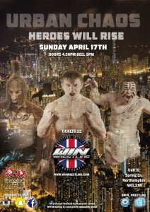 The spartan Warrior, Ross Lee and Bagheera stand in seipia colours faded over a city scape