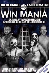 Anthony Mafia, Bagheera, CJ Carter and Owen Charles all stand posed surrounding a ladder,