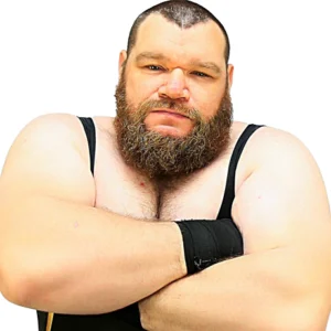 Liam stands arms folded in a black singlet with black wrist tape